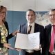 Dr. Dieter Braun und Michael C. Krutwig PhD nehemen Auszeichnung entgegen