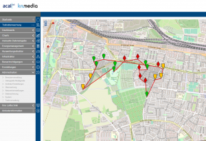 screenshot von gebrandetem enerchart mit Kartenansicht