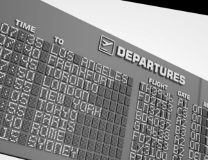 Ein Message-Broker (ohne MQTT) am Flughafen