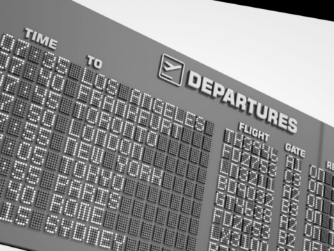 Ein Message-Broker (ohne MQTT) am Flughafen